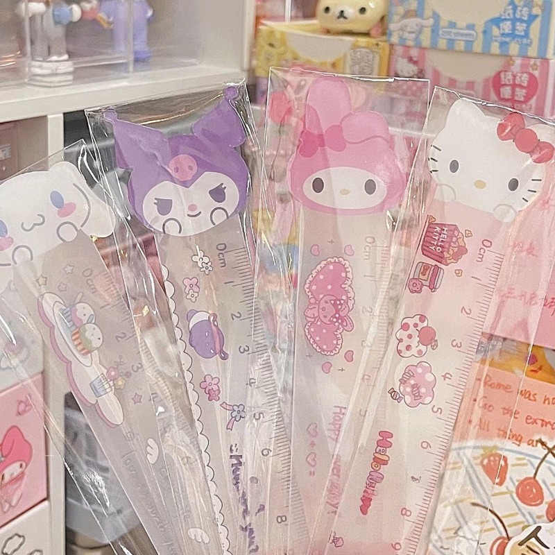 Office Tech Accessories - Cinnamoroll Ruler Cute Sanrio Straight Edge
