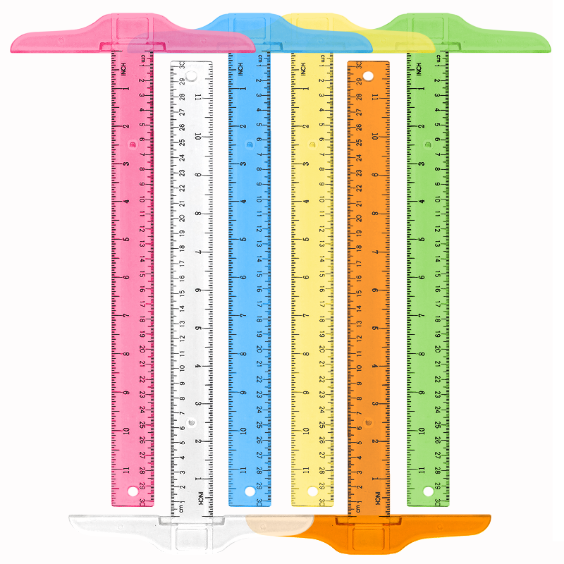 Office Tech Accessories - 1Pc T-shaped Double Side Scale Ruler