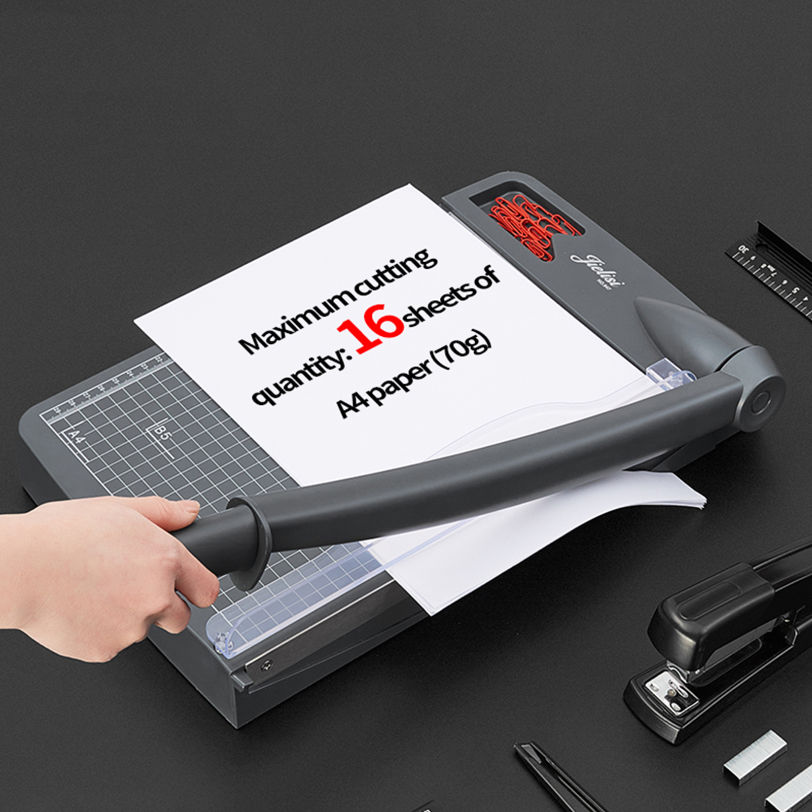 JIELISI Mini Paper Trimmer Gui - Paper Cutting Guillotine ulasan dan harga