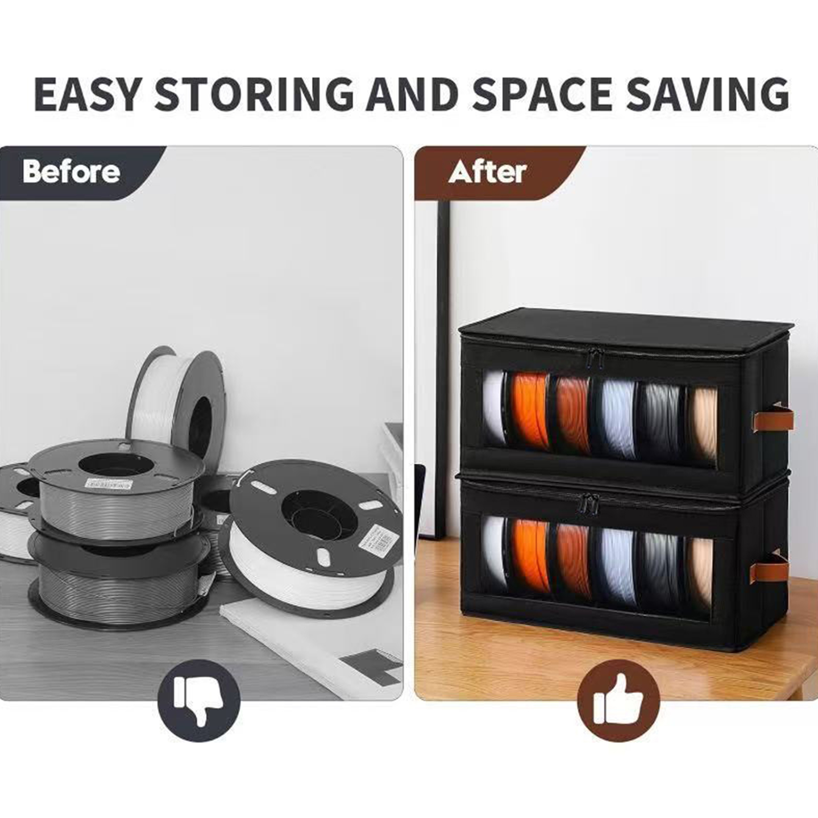 1-10X 3D Printer Filament Stor - Office Tech Accessories ulasan dan harga