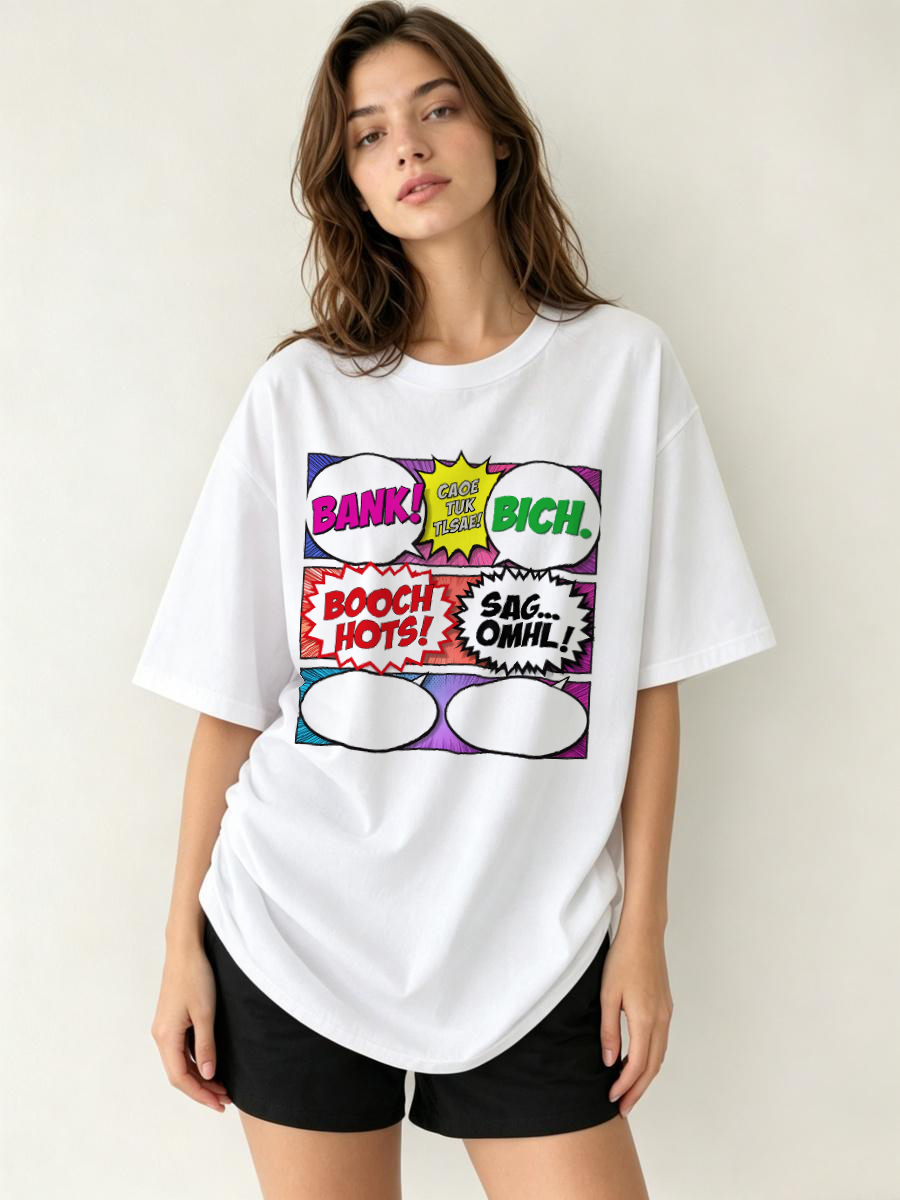 T Shirts Tech Cotton Lab Cut R - Office Tech Logo ulasan dan harga