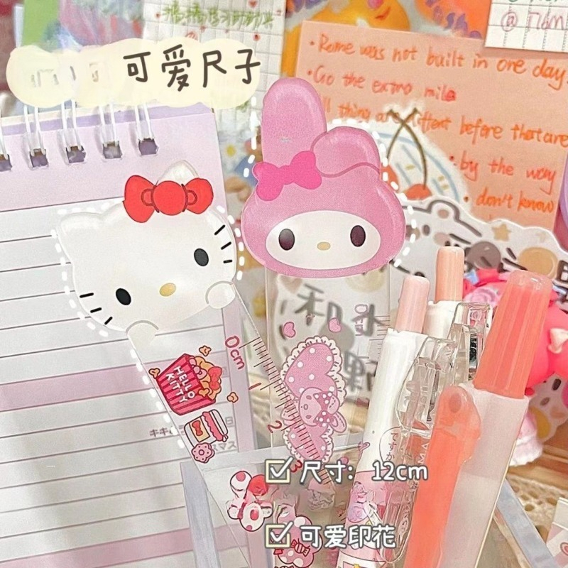 Cinnamoroll Ruler Cute Sanrio  - Office Tech Accessories ulasan dan harga