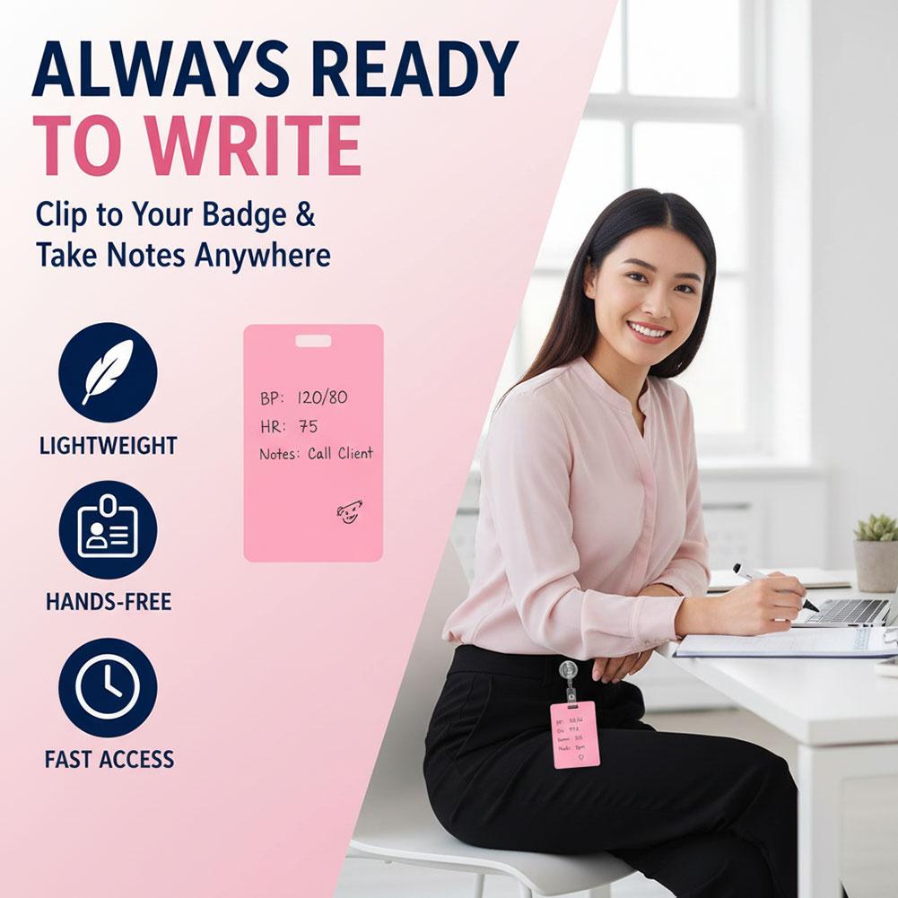Portable Dry Erase Note Badge  - Office Tech Accessories ulasan dan harga