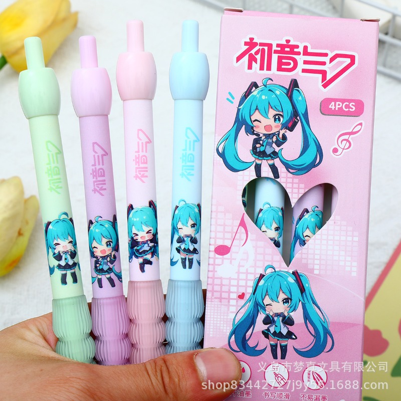 Kawaii Hatsune Miku Gel Pen Cu - Office Tech Accessories ulasan dan harga