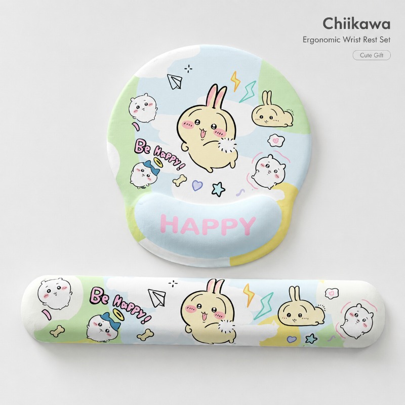 Cute Chiikawa Ergonomic Mouse  - Office Tech Accessories ulasan dan harga