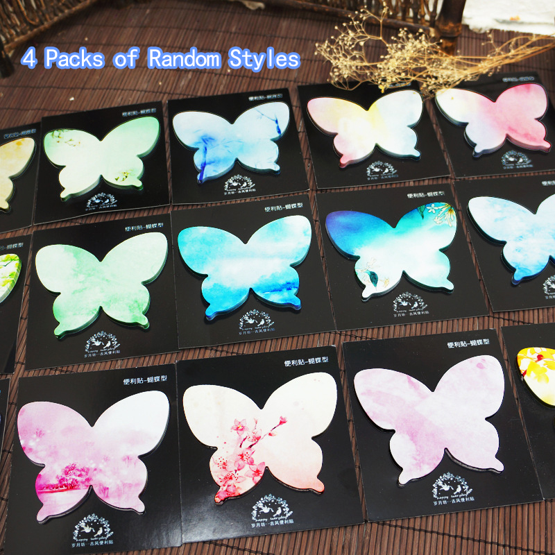 4 Packs Random Butterfly Stick - Office Tech Accessories ulasan dan harga