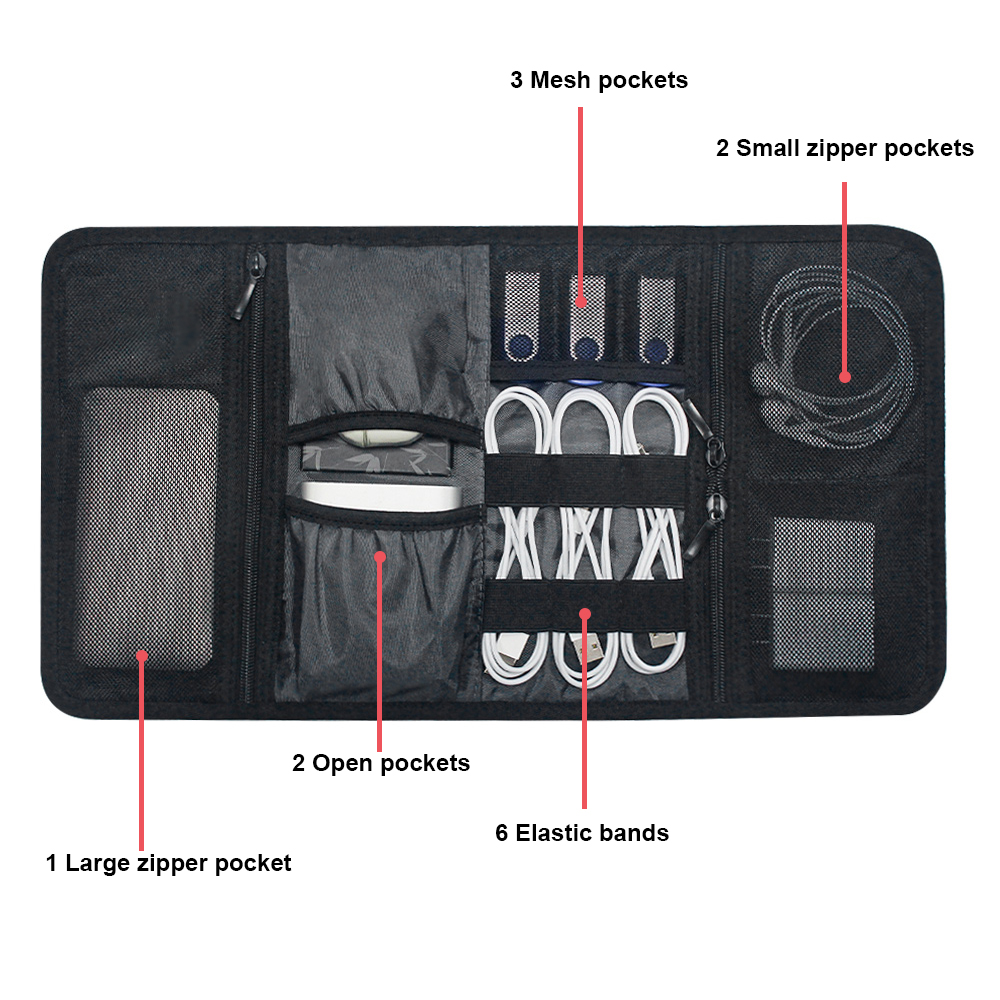Portable Foldable Travel Cable - Office Tech Accessories ulasan dan harga