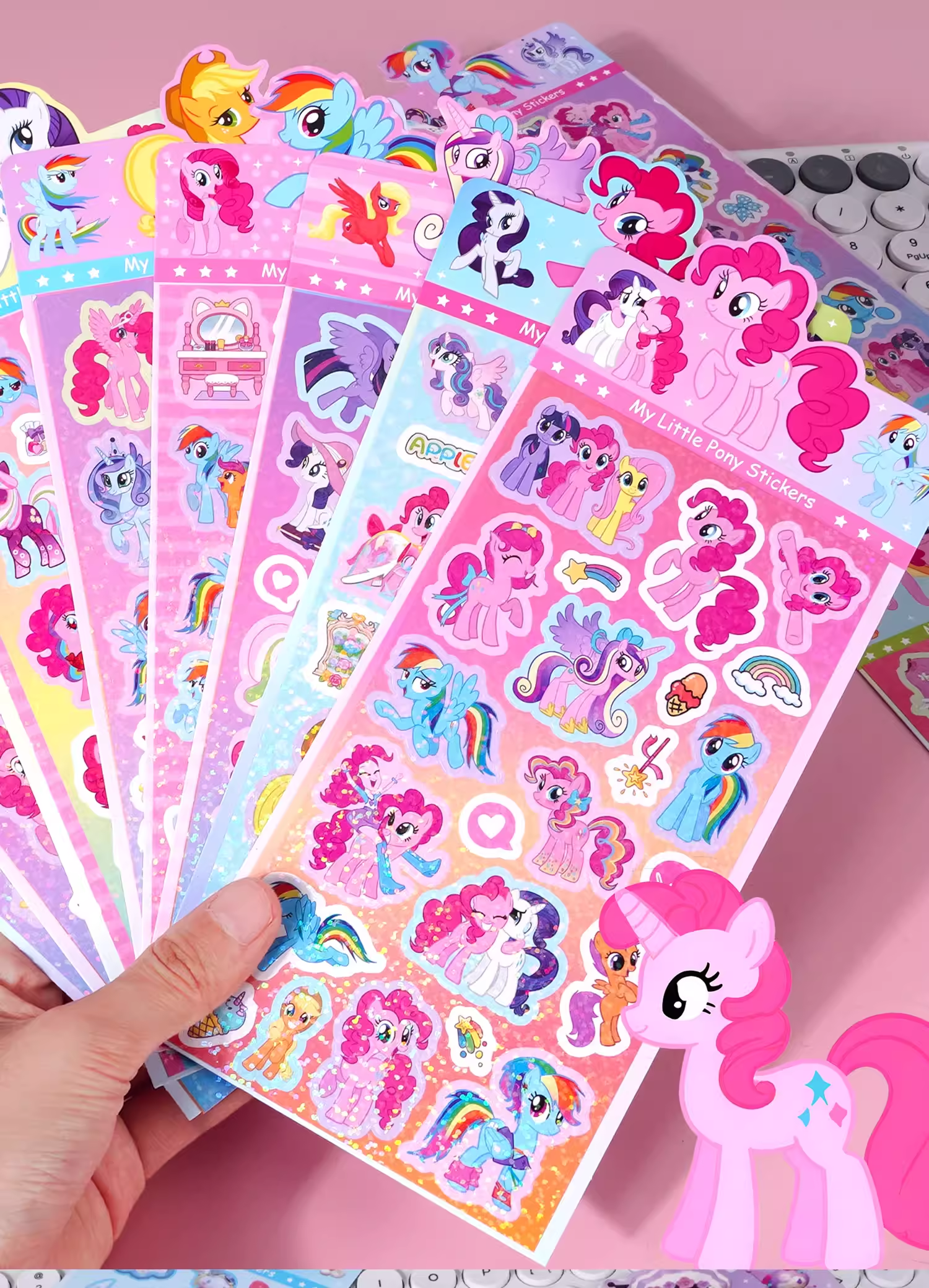 Little Pony Laser Sticker Set  - Office Tech Accessories ulasan dan harga