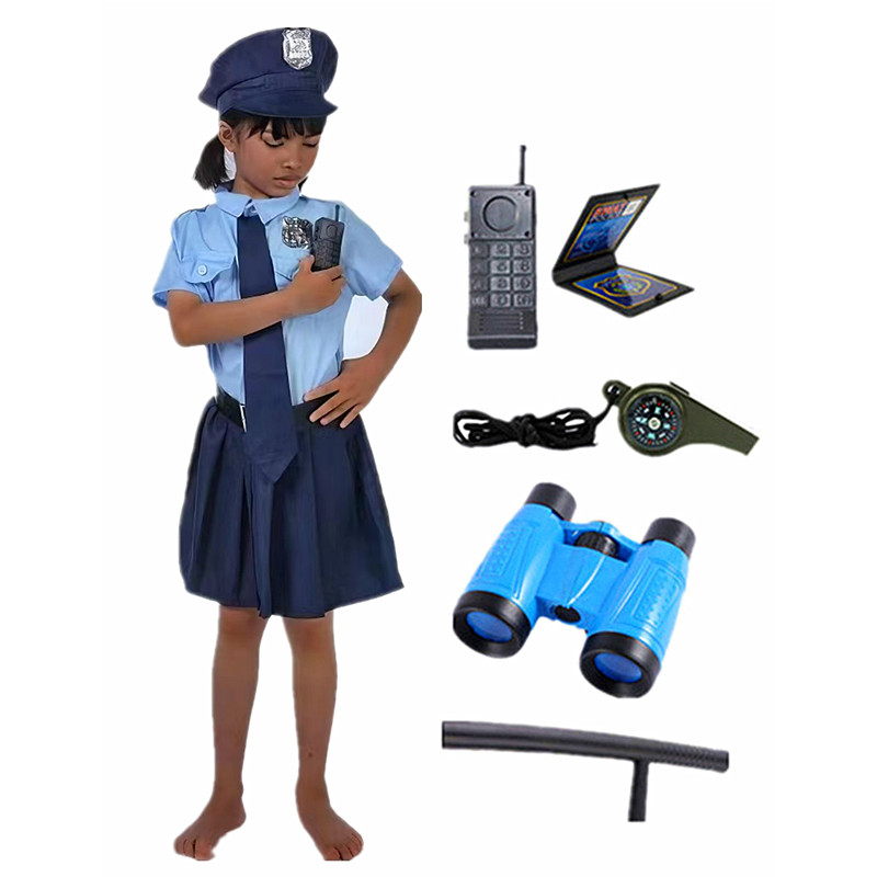 Girls Police Officer Work Unif - Office Tech Accessories ulasan dan harga