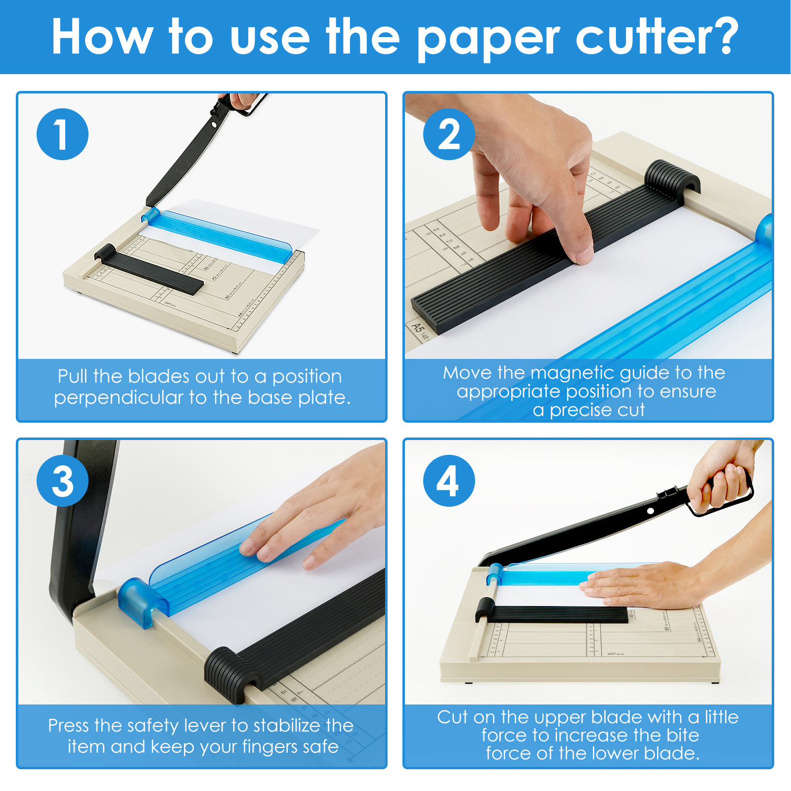 Guillotine Paper Cutter with S - Paper Cutting Guillotine ulasan dan harga