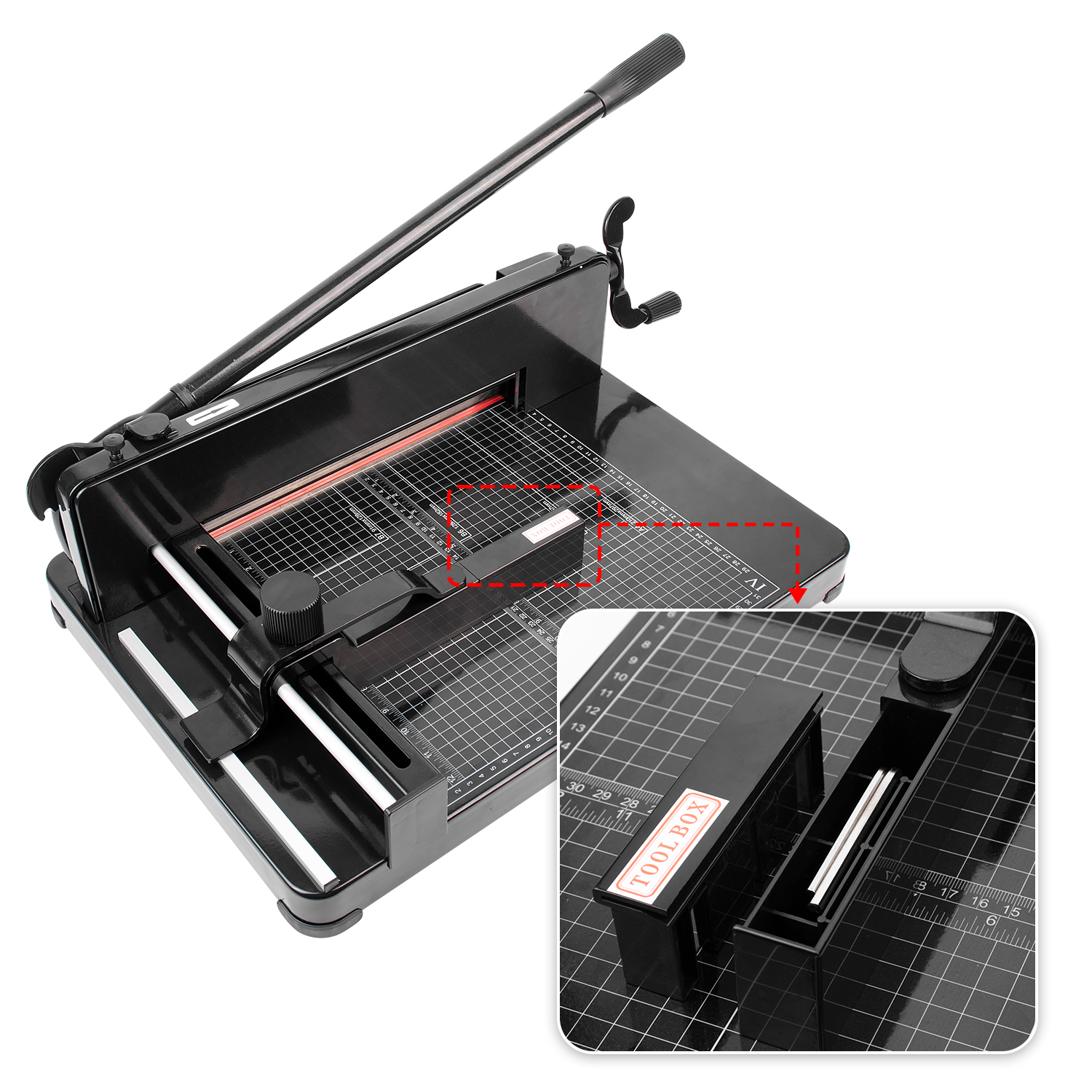 Manual Heavy Duty Paper Cutter - Paper Cutting Guillotine ulasan dan harga